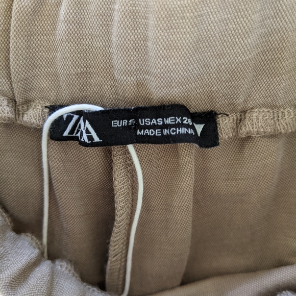 NEW Zara high waist wide leg pants - Picture 3 of 4